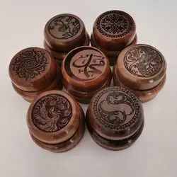 دوات خوشنویسی چوب گردو طرح شماره ۱ سایز متوسط