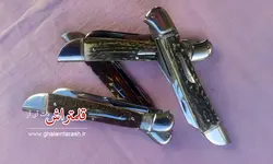 قلمتراش خوشنویسی دو تیغه پاشا کریمی کله مرغی