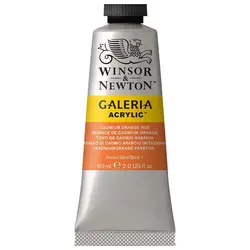 رنگ اکریلیک وینزور کد 090 مدل گالریا حجم 60 میل (cadmium orange hue)