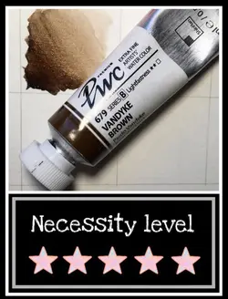 آبرنگ فوق آرتیست شین هان PWC سری B رنگ (Vanyke Brown1 679)