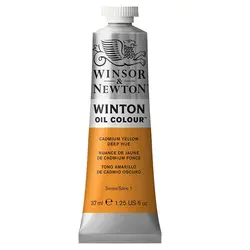رنگ روغن وینزور وینتون مدل CADMIUM YELLOW DEEP HUE 46 حجم 37 میلی لیتر