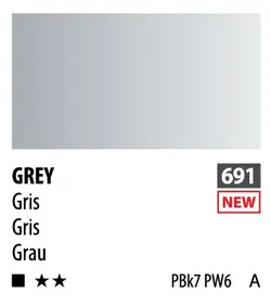 آبرنگ فوق آرتیست شین هان PWC سری A رنگ ( GREY 691)
