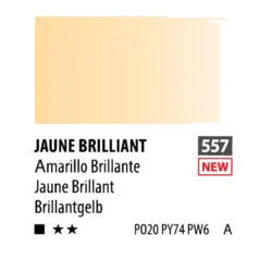آبرنگ فوق آرتیست شین هان PWC سری A رنگ (jaune brilliant 557)