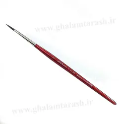 قلم مو افشان گرد شماره 3 (دسته قرمز)