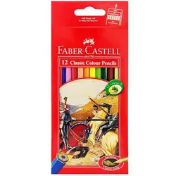 مداد رنگی ۱۲ رنگ فابر-کاستل مدل classic