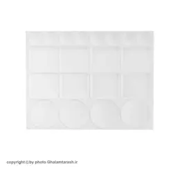 پالت رنگ و نقاشی ۲۰ خانه گرد پلاستیکی