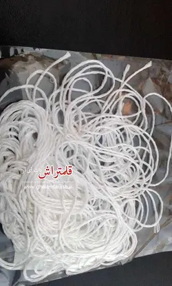 لیقه ابریشم طبیعی بافته شده بزرگ