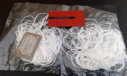 لیقه ابریشم طبیعی بافته شده بزرگ