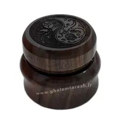 دوات چوب گردو طرح رز سایز متوسط