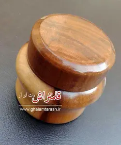 دوات خوشنویسی چوب عناب با درب پیچی آب بندی