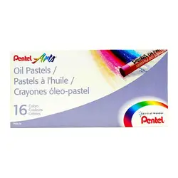 پاستل روغنی پنتل 16 رنگ pentel pastel