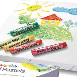 پاستل روغنی پنتل 16 رنگ pentel pastel