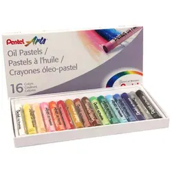 پاستل روغنی پنتل 16 رنگ pentel pastel