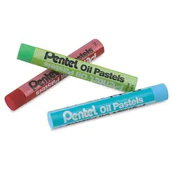 پاستل روغنی پنتل 36 رنگ pentel pastel