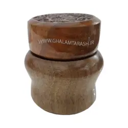 دوات خوشنویسی چوب گردو طرح مرغ عشق