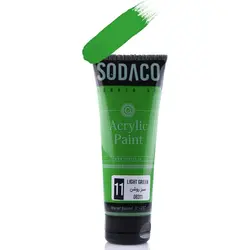 رنگ اکریلیک سوداکو 75 میل سبز روشن کد 08311