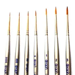 قلم موی تذهیب گراف Graph موی سمور سایز 0