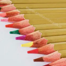 مداد رنگی 12 رنگ M.Q مدل Gold