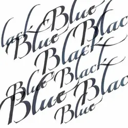 مرکب خوشنویسی وینزور آبی کاربنی Black Blue