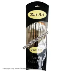 ست کامل قلم مو سر تخت نقاشی پارس آرت مدل 2113