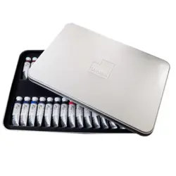 آبرنگ فوق آرتیست PWC شین هان ۳۳ رنگ جعبه فلزی