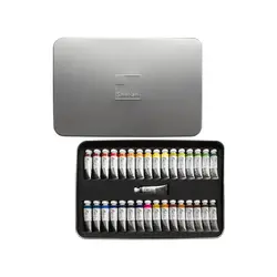 آبرنگ فوق آرتیست PWC شین هان ۳۳ رنگ جعبه فلزی