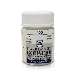 گواش تالنز سفید حرفه ای اکسترا فاین ۱۶ میل talens extra fine quality gouache