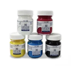 گواش تالنز سفید حرفه ای اکسترا فاین ۱۶ میل talens extra fine quality gouache