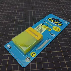 تیغ کاتر الفا OLFA KB بسته 25 عددی