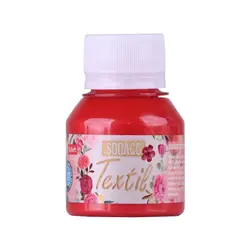 رنگ پارچه سوداکو کد 1878 قرمز براق