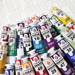 رنگ روغن ترمه باران قرمز رز کد 49