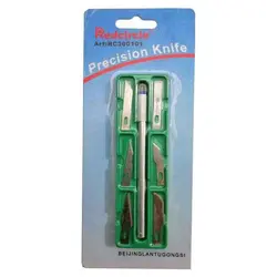 کاتر قلمی 6 تیغ دسته فلزی