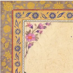 کاغذ خوشنویسی طرح چلیپا کد 629 ( بسته 10 برگی )