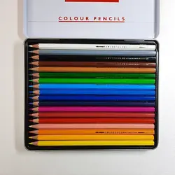 مداد رنگی کرن داش 18 رنگ (آبرنگی ) جعبه فلزی