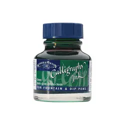 مرکب خوشنویسی وینزور سبز Winsor Green Calligraphy ink