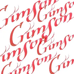 مرکب خوشنویسی وینزور قرمز Crimson