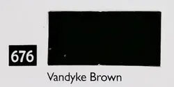 گواش وستا کد 676 VandykeBrown حجم 30 میل