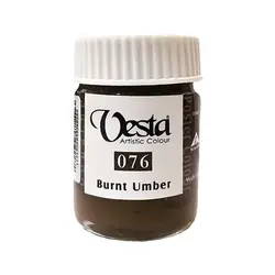 گواش وستا کد 076 BurntUmber حجم 30 میل