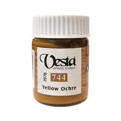 گواش وستا کد 744 YellowOchre حجم 30 میل