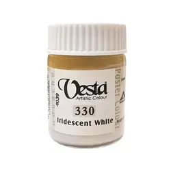 گواش وستا کد 330 IridescentWhite حجم 30 میل