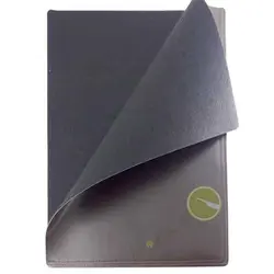 زیردستی خوشنویسی قهوه ای چرم مصنوعی (پاکتی- سایز بزرگ)