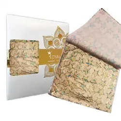 ورق طلا طرح دار دفترچه ای رویال (کد4)