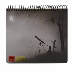 دفتر نقاشی مشکی لاین نت ( خشتی بزرگ )