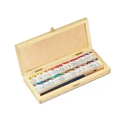 آبرنگ سنت پترزبورگ 24 رنگ جعبه چوبی