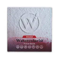 دفتر بلوک آبرنگ واترکالریست راف 20 برگ cm 19*19 (مسافرتی)