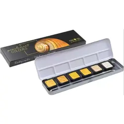 آبرنگ متالیک حرفه ای Finetec ست 6 رنگ (ساخت آلمان)