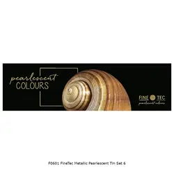 آبرنگ متالیک حرفه ای Finetec ست 6 رنگ (ساخت آلمان)