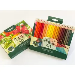 مدادرنگی آریاآرتیست 50 رنگ حرفه ای