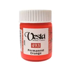 گواش وستا کد 493 PermanentOrange حجم 30 میل