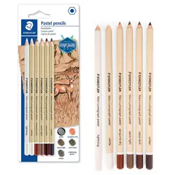 مداد پاستلی 6 رنگ استدلر STAEDTLER (حرفه ای )